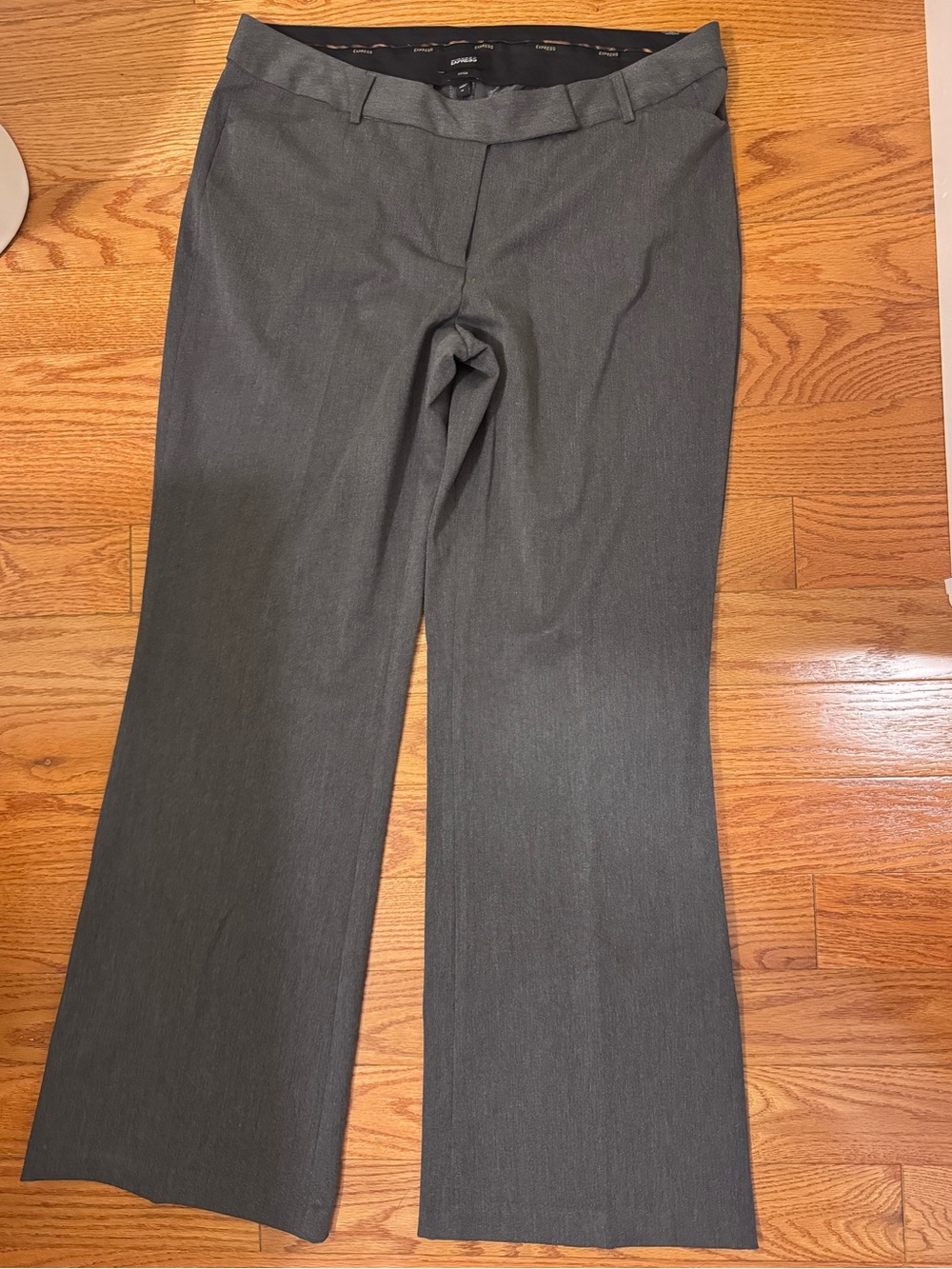 Express Editor Gray Boot Cut Women's Dress Pants